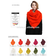 hot selling new fashion pure Wool High Quality Ladies Scarves inner mongolia factory SWR0020